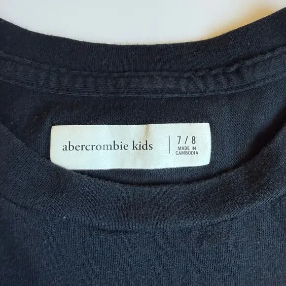 Abercrombie Kids Black Graphic Tee Bundle 7/8 - Picture 9 of 13